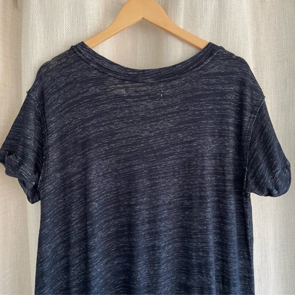 Free People Black Beach Havana Ruffle Maxi Tee T-Shirt Dress - Picture 9 of 12